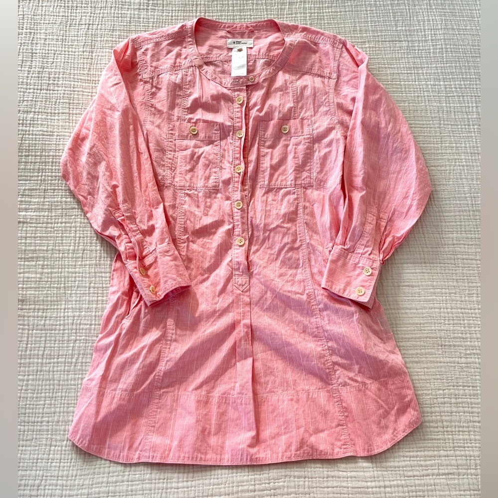 Etoile Isabel marant light pink button up dress